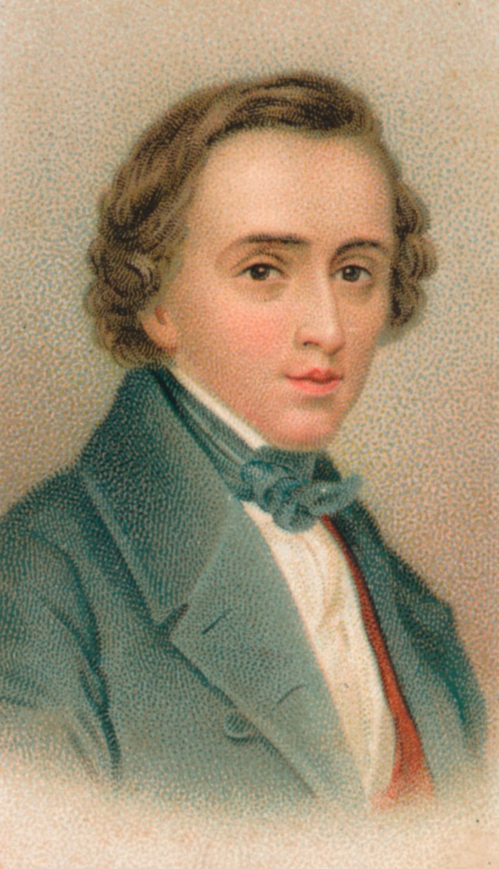 Frederic Francois Chopin 1810-1849, puolalainen säveltäjä, 1911 tekijältä Unbekannt