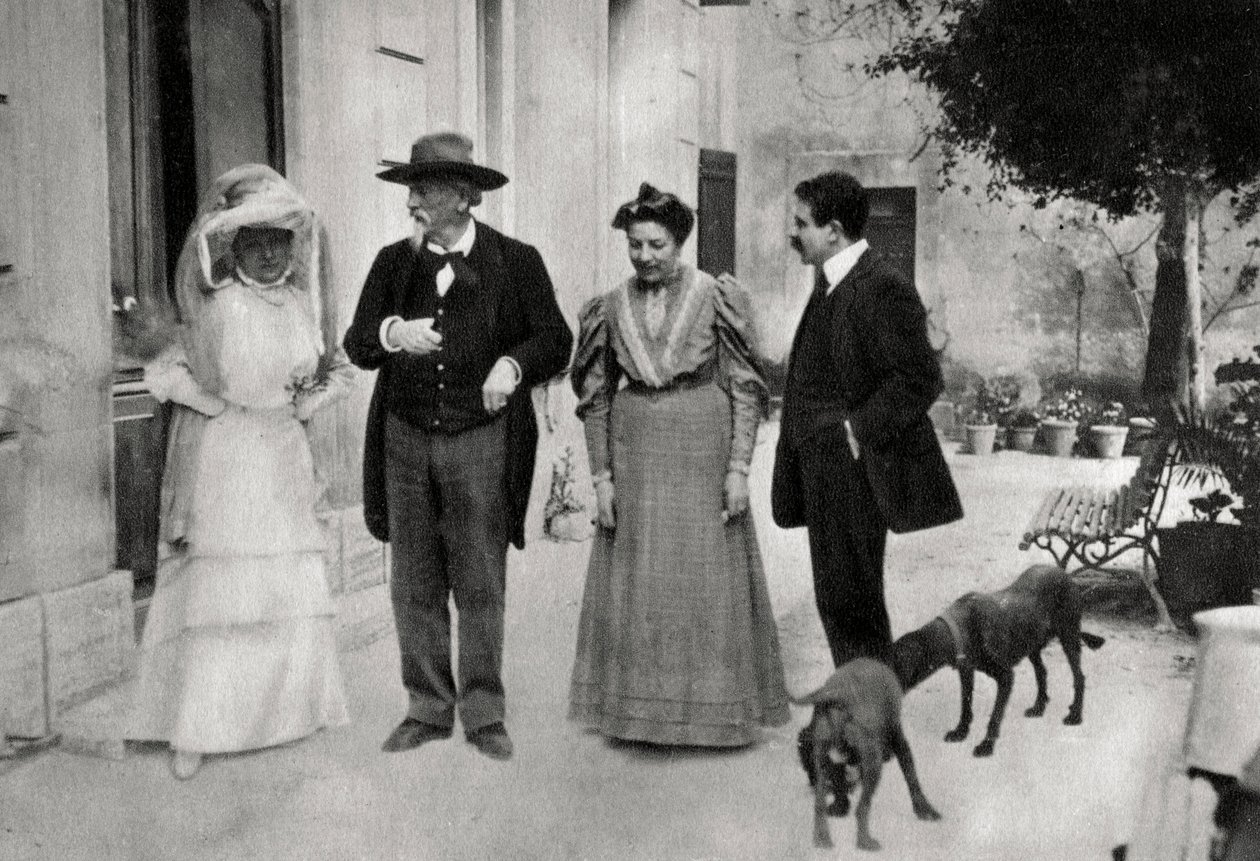 Frederic Mistral, ranskalainen kirjailija, 1906 tekijältä Unbekannt