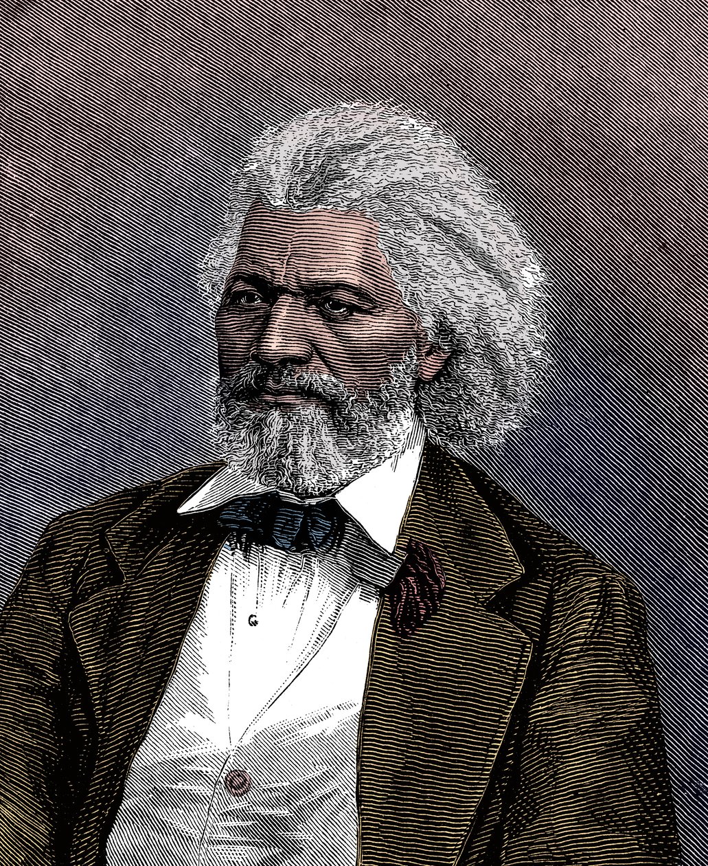 Frederick Douglass 1817-1895, yhdysvaltalainen diplomaatti, abolitionisti ja kirjailija, 1875 tekijältä Unbekannt