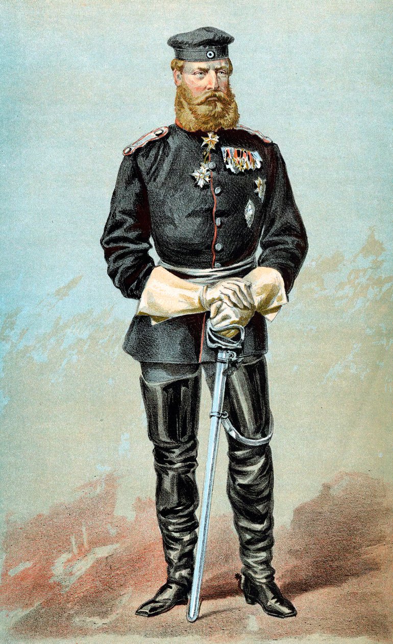 Frederick III 1831-1888, Saksan keisari, 1870 tekijältä Unbekannt