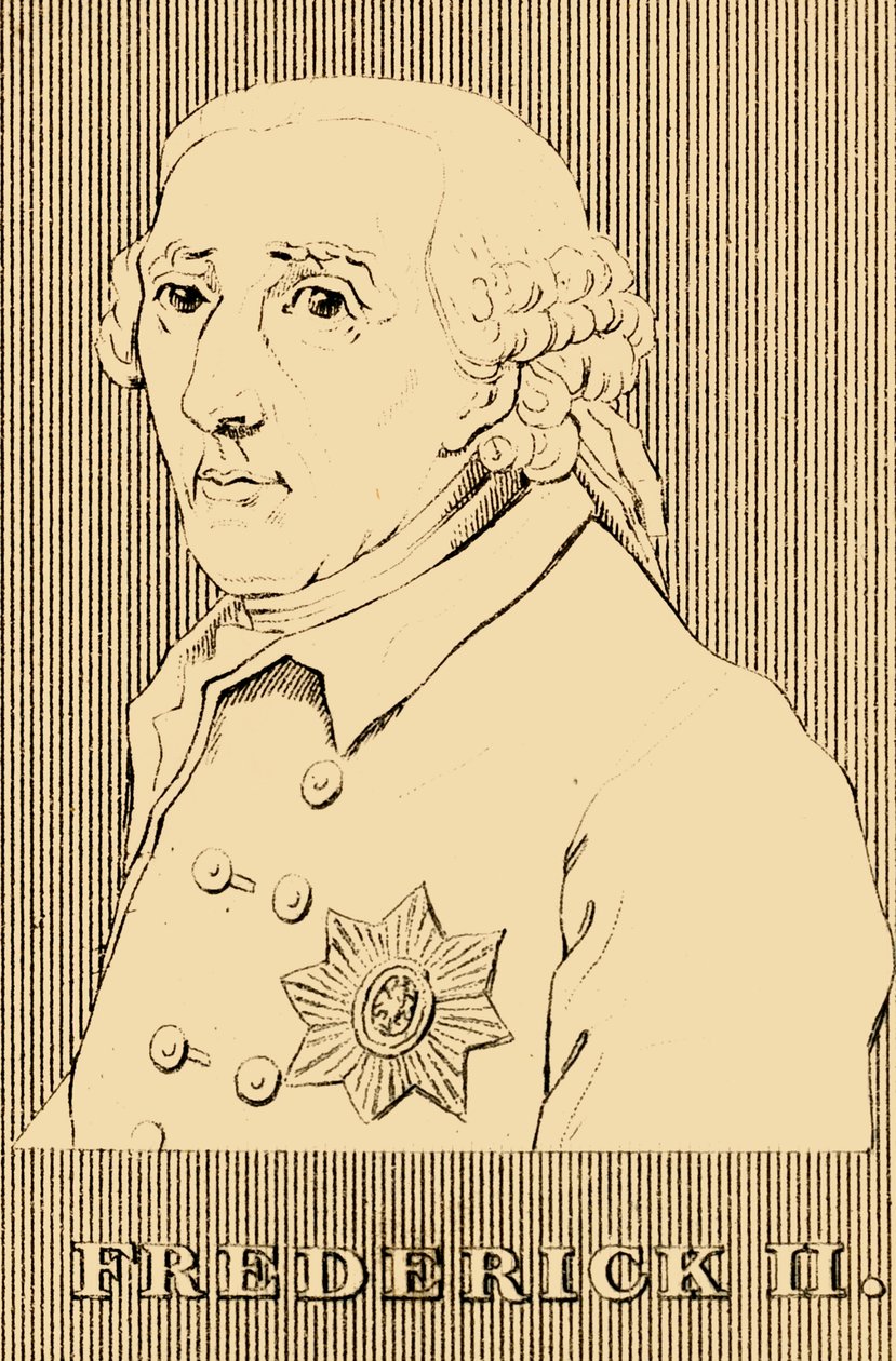 Fredrik II, 1712-1786, 1830. tekijältä Unbekannt