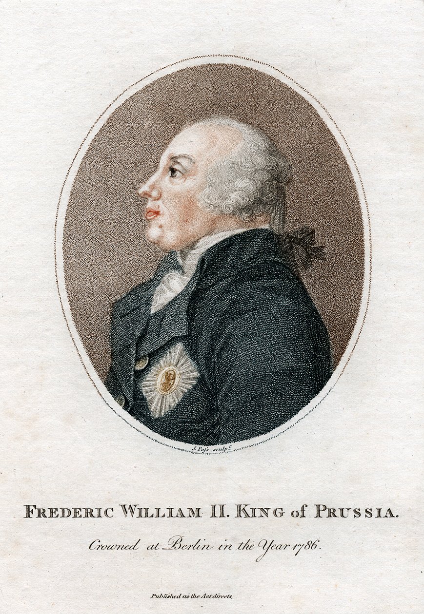 Frederick William II, Preussin kuningas, 1786-1797 c1810 tekijältä Unbekannt