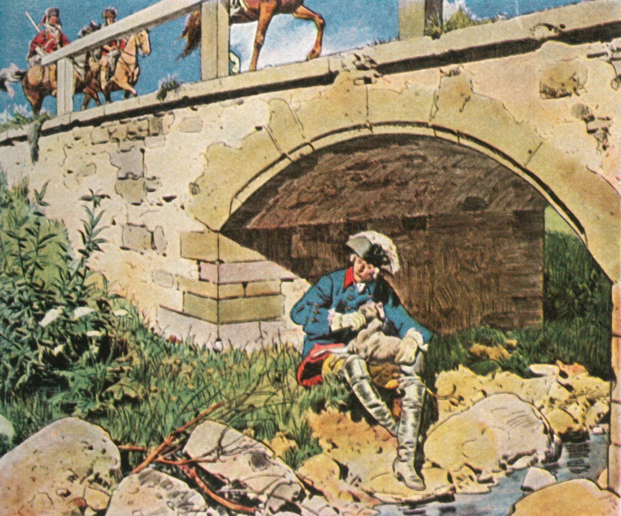 Frederick Suuri välttelee vangitsemista, 1745, 1936. tekijältä Unbekannt