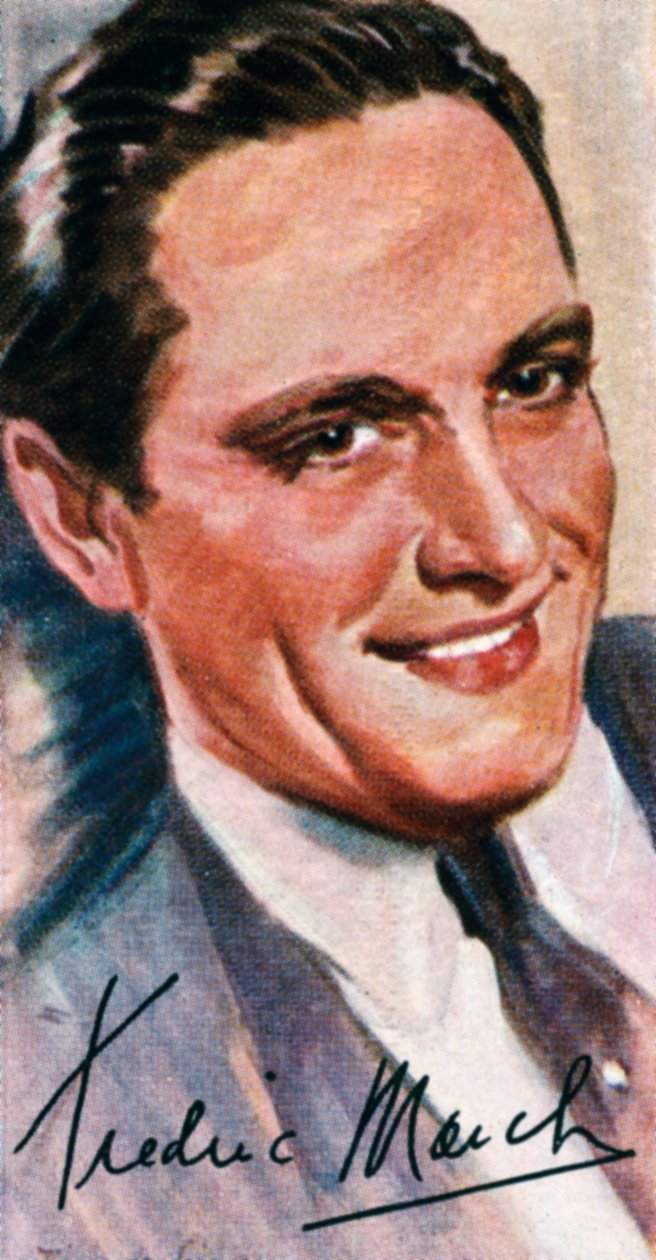 Fredric March, 1897-1975, kahdesti Oscar-palkittu amerikkalainen näyttelijä, 1900-luku tekijältä Unbekannt