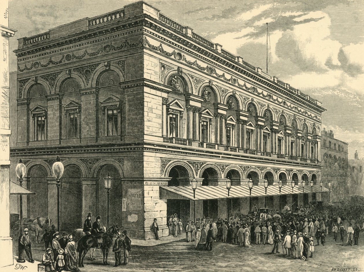 Free Trade Hall, Manchester, 1898. tekijältä Unbekannt
