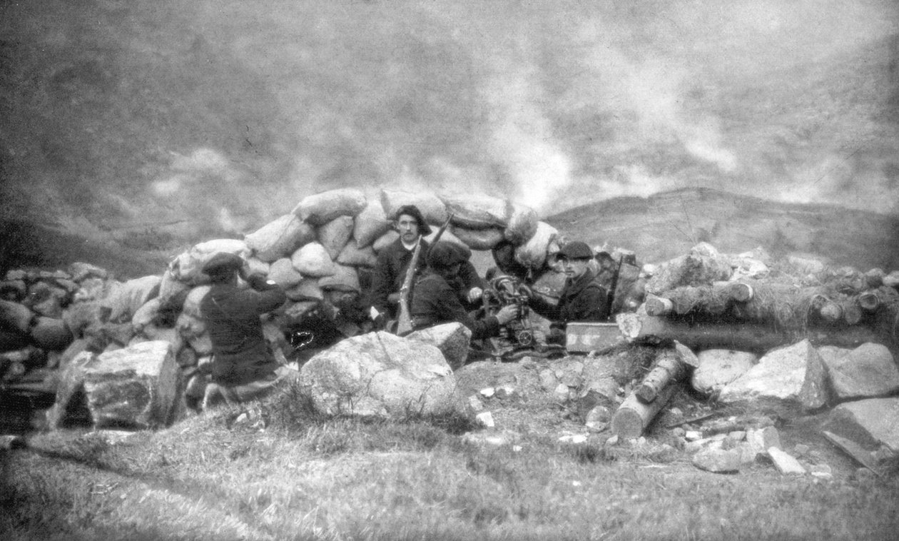 Ranskalaiset Chasseurs Alpins taistelevat Elsassissa kesäkuussa 1915, 1926 tekijältä Unbekannt
