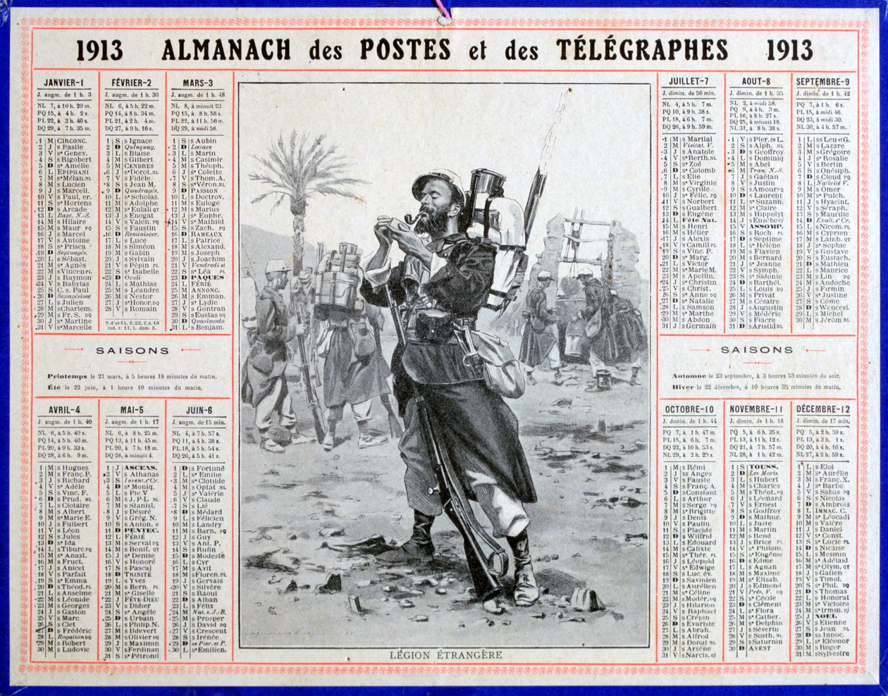 Ranskan muukalaislegioona, 1913 tekijältä Unbekannt