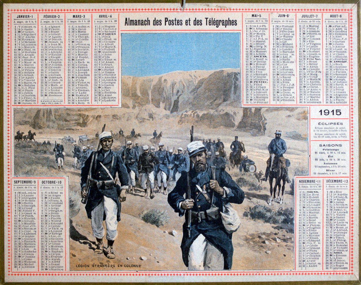 Ranskan muukalaislegioona, 1915 tekijältä Unbekannt