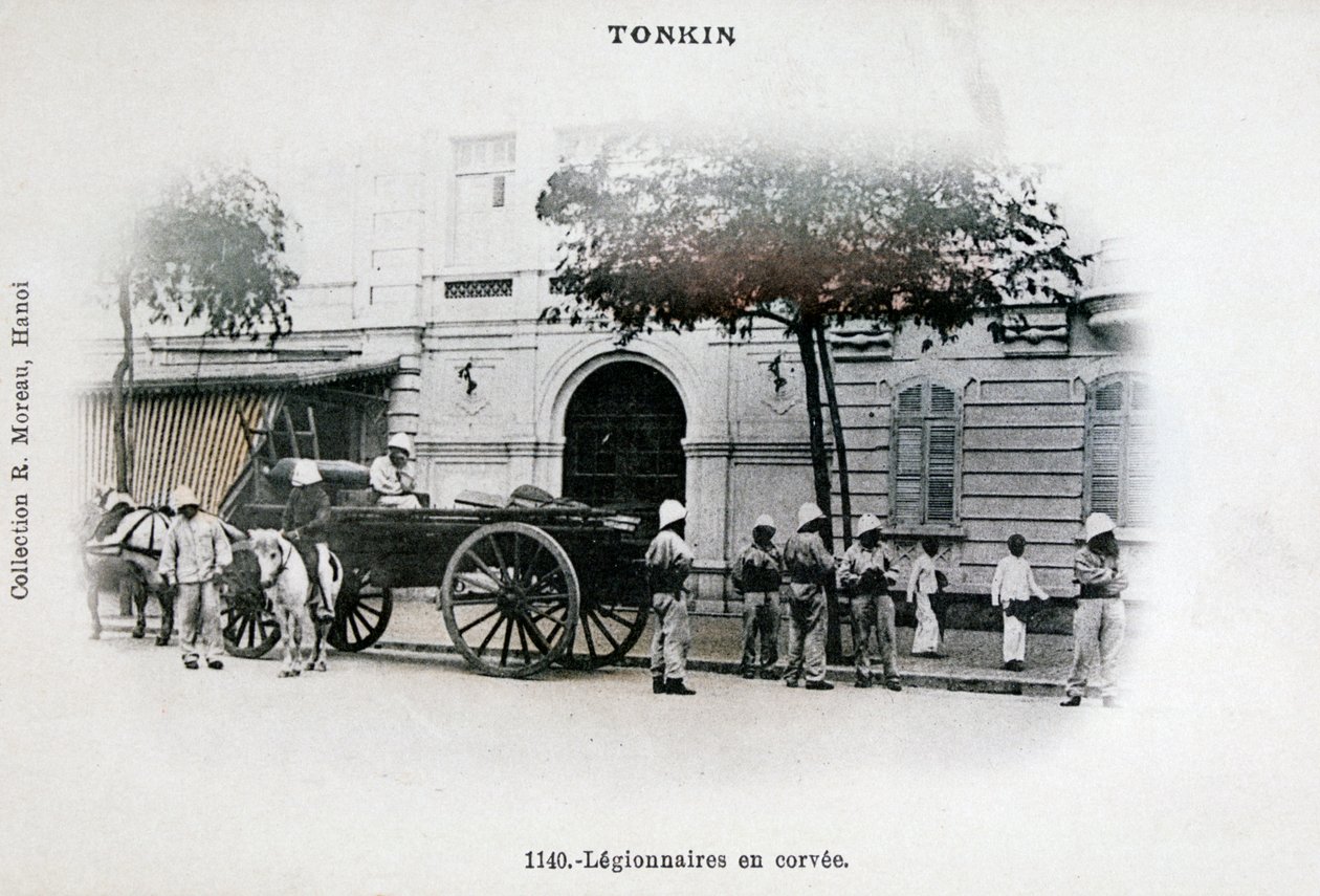 Ranskan muukalaislegioona, Tonkin, Ranskan Indokiina Vietnam, 1900-luku tekijältä Unbekannt