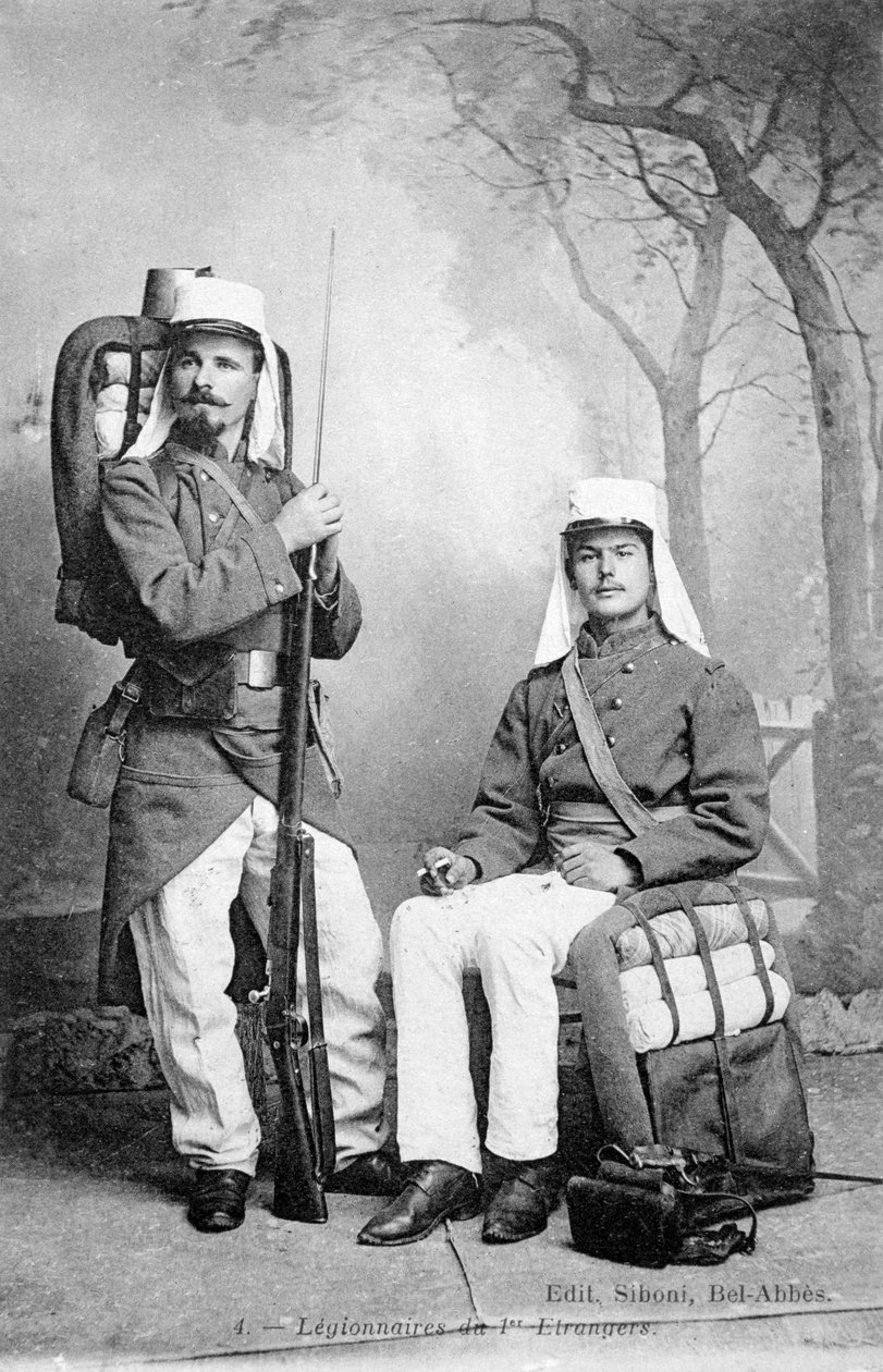 Ranskan vieraan legionäärit, Sidi Bel Abbes, Algeria, 1915 tekijältä Unbekannt