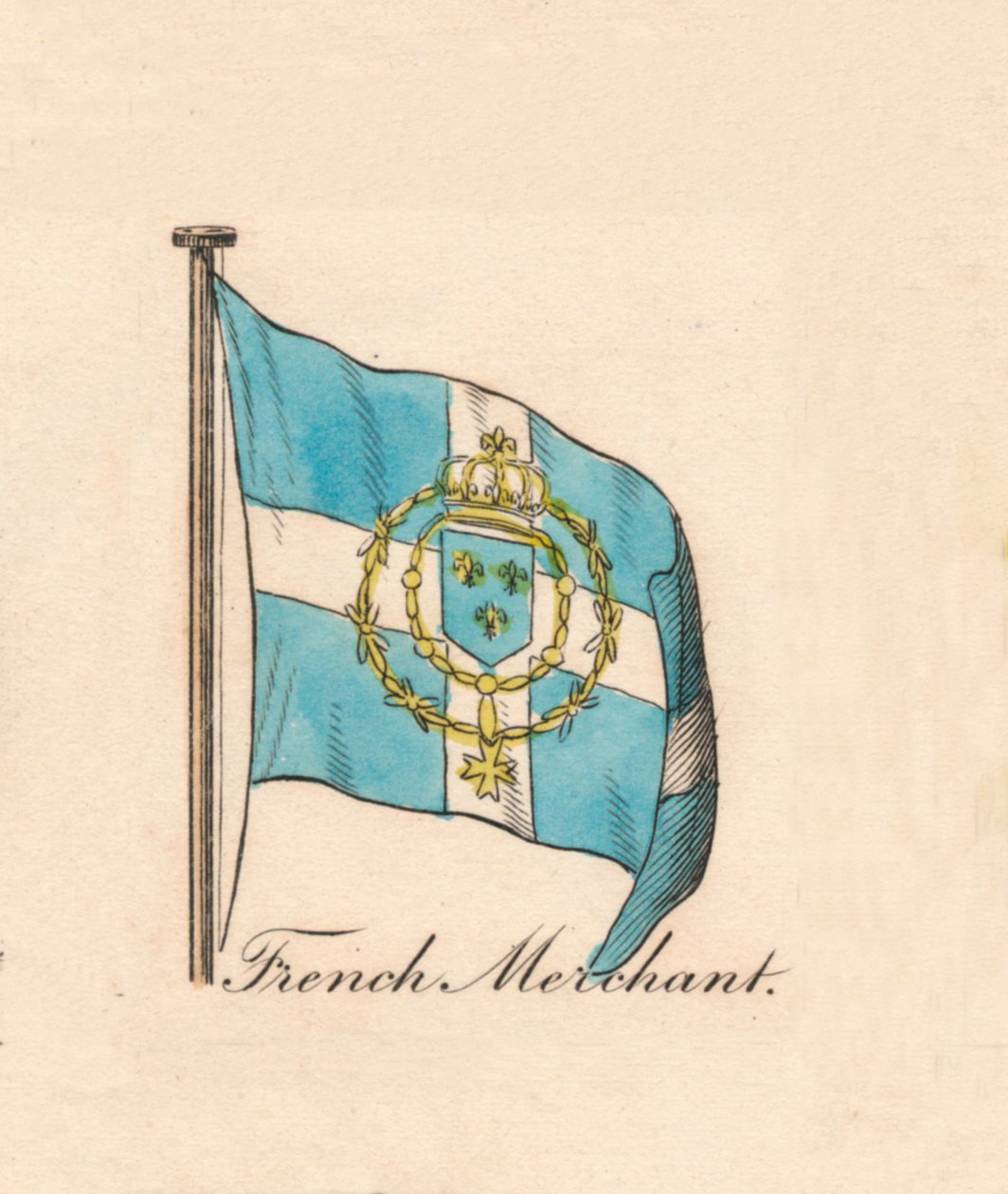 Ranskalainen kauppias, 1838 tekijältä Unbekannt