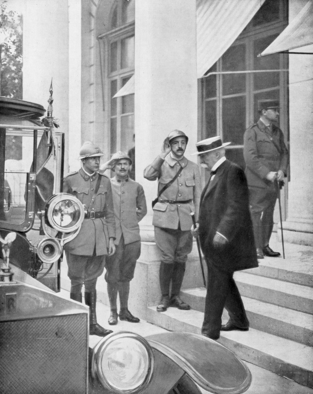 Ranskan pääministeri Georges Clemenceau Versailles