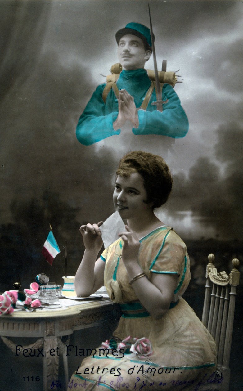 Ranskan ensimmäisen maailmansodan postikortti, 1914-1918 tekijältä Unbekannt