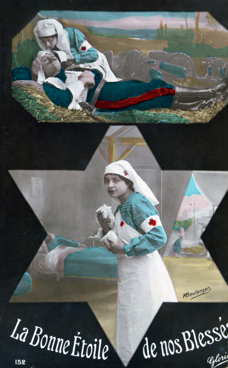 Ranskan ensimmäisen maailmansodan postikortti, 1914-1918 tekijältä Unbekannt