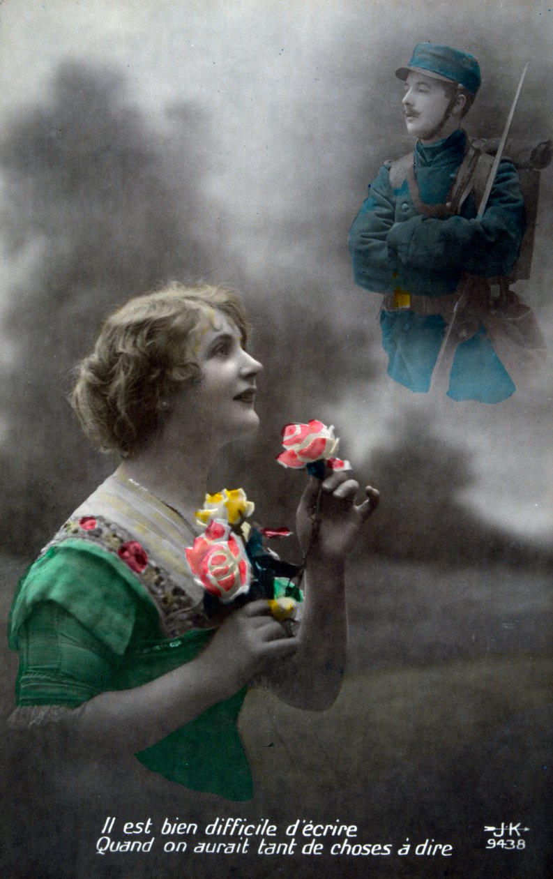 Ranskan ensimmäisen maailmansodan postikortti, 1914-1918 tekijältä Unbekannt