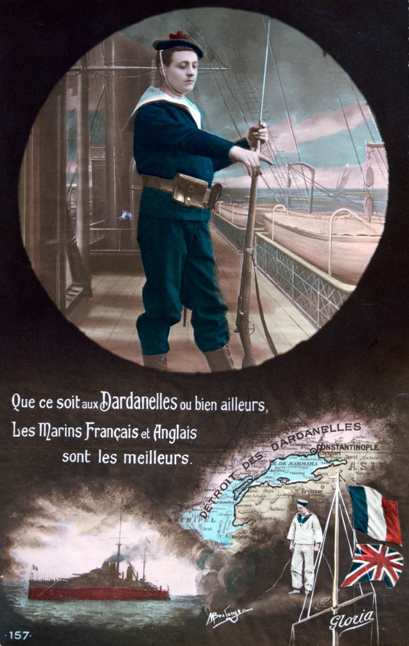 Ranskan ensimmäisen maailmansodan postikortti, 1914-1918 tekijältä Unbekannt