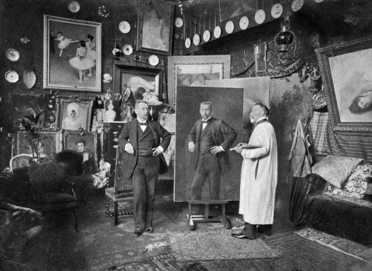 Ranskalainen taiteilija Louis-Robert Carrier-Belleuse maalaus Doctor Boyen, 1906 tekijältä Unbekannt
