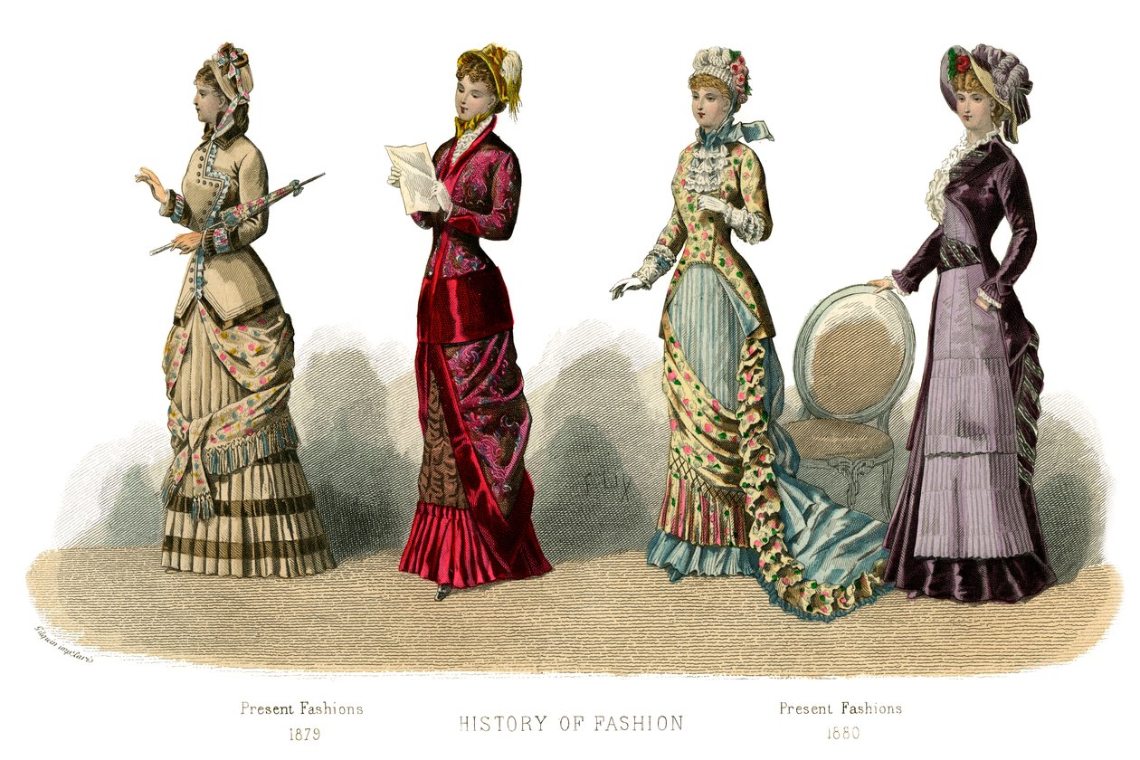 Ranskalainen puku: Present Fashions, 1882 tekijältä Unbekannt