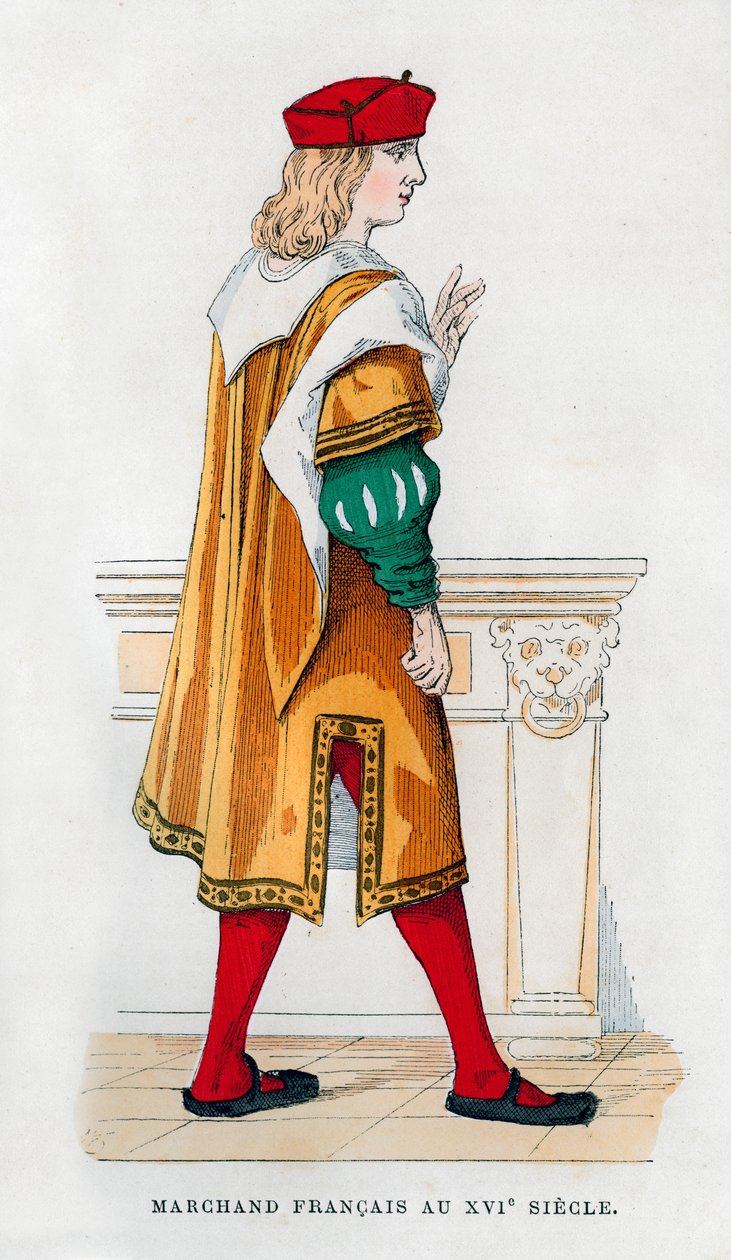 Ranskalainen kauppias 1500-luvulla, 1882-1884 tekijältä Unbekannt