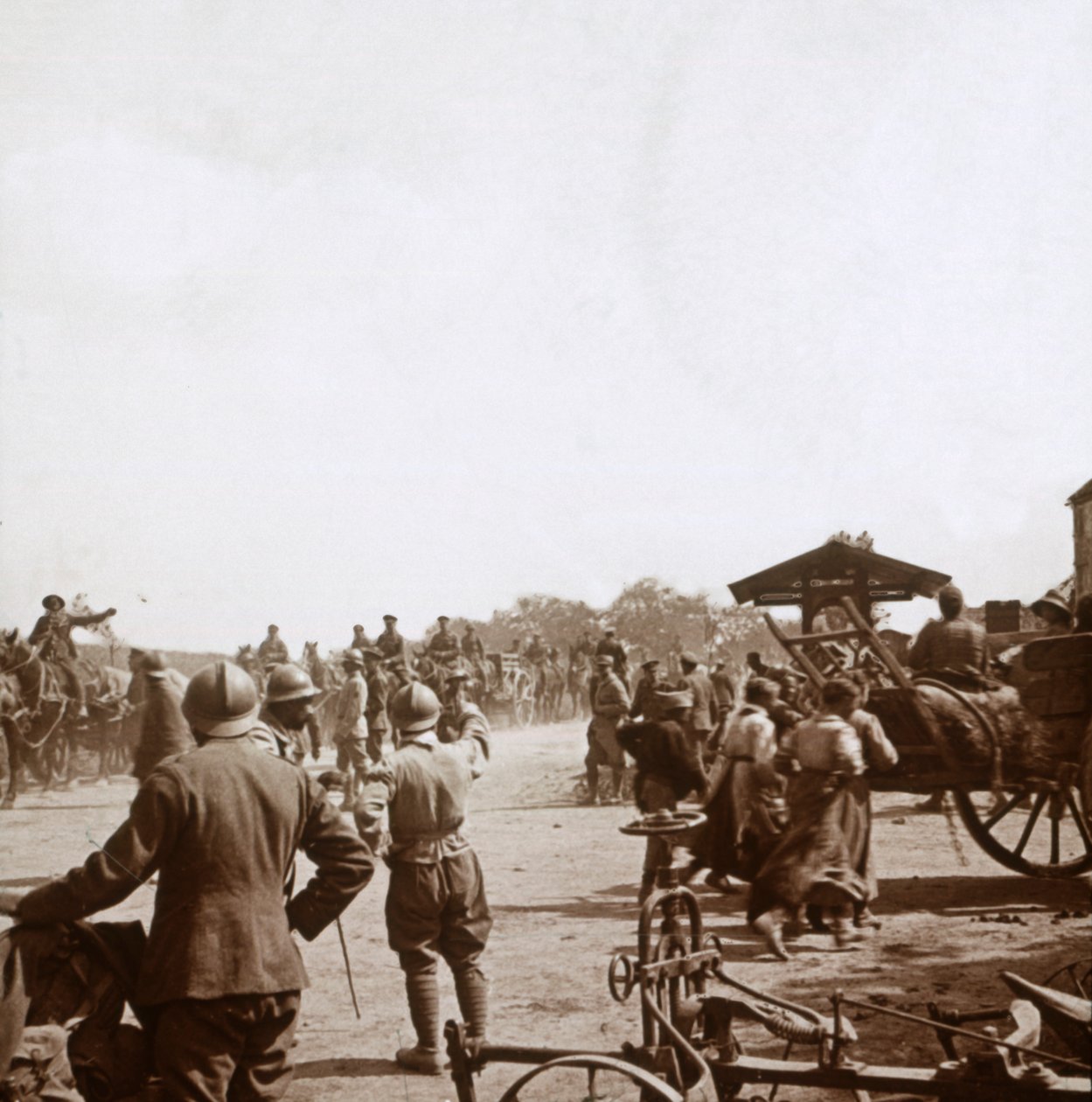 Ranskalaiset sotilaat, Igny, Pohjois-Ranska, c1914-c1918 tekijältä Unbekannt
