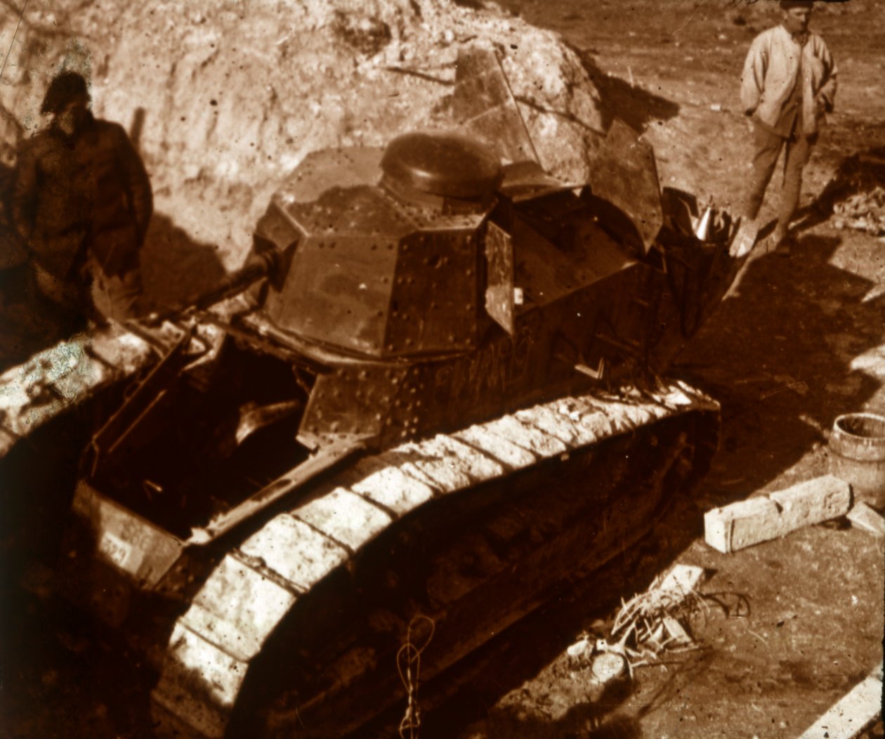 Ranskalainen tankki, c1914-c1918 tekijältä Unbekannt