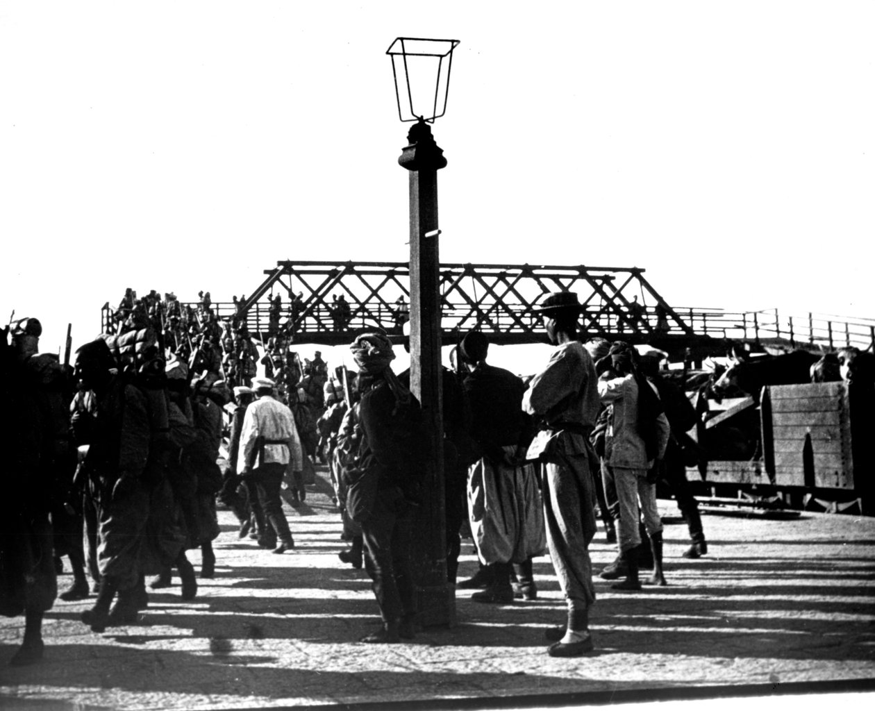 Ranskan joukot, Tientsin, Kiina, 1900 tekijältä Unbekannt