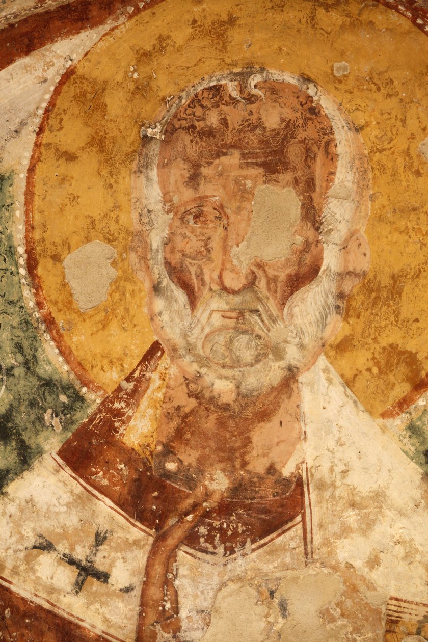 Tuoretta Santi Stefanin (St Stephens) kryptassa, Poggiardossa, Apuliassa, Poggiardossa, Italiassa tekijältä Unbekannt