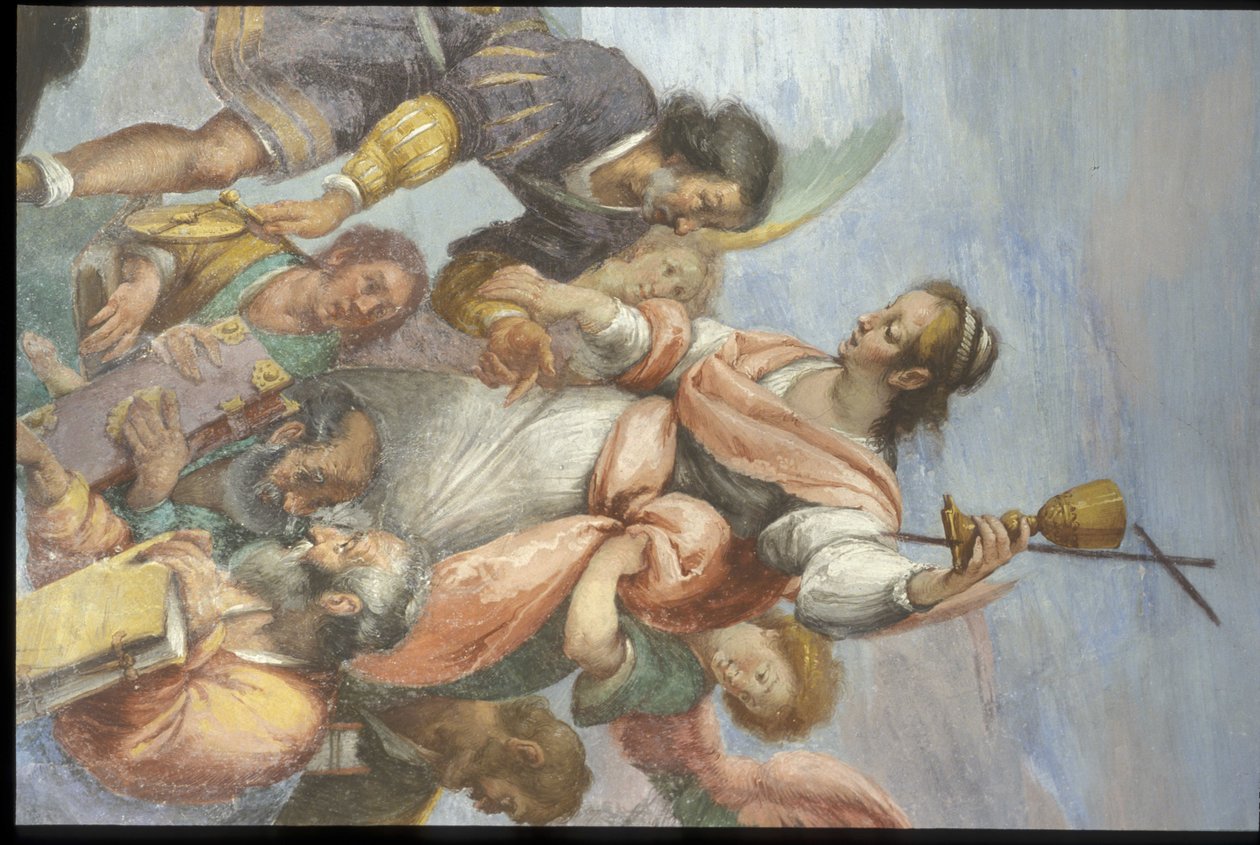 Freskot Palazzo Lomellinossa, Genovassa, Liguriassa, Italiassa tekijältä Unbekannt