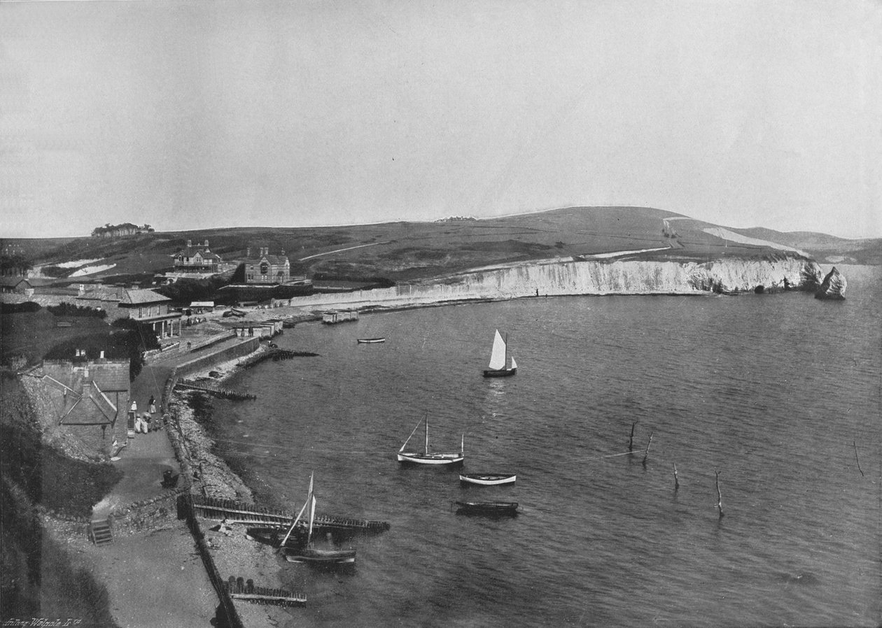 Freshwater Bay - Kaupunki ja lahti, 1895 tekijältä Unbekannt