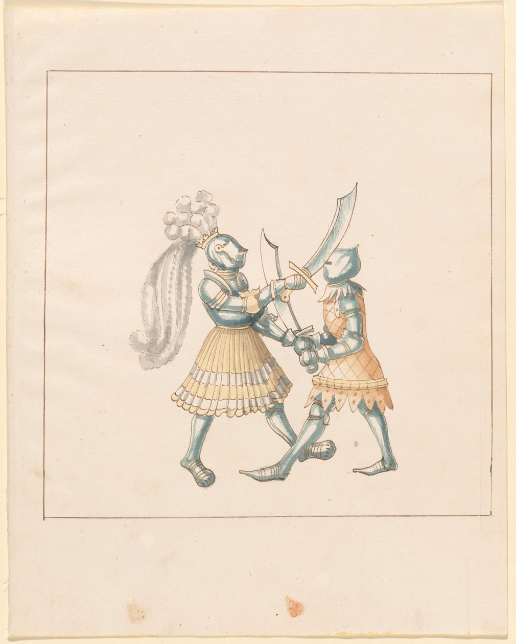 Freydal, The Book of Jousts and Tournament of Emperor Maximilian I: Combats...Plate 153, c1515. tekijältä Unbekannt