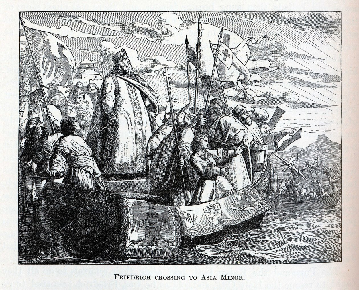 Friedrichin ylitys Vähä-Aasiaan, 1882 tekijältä Unbekannt