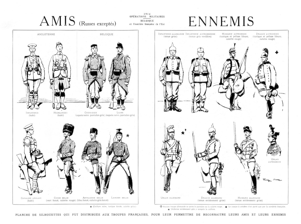 Ystävät ja viholliset, 1914 tekijältä Unbekannt