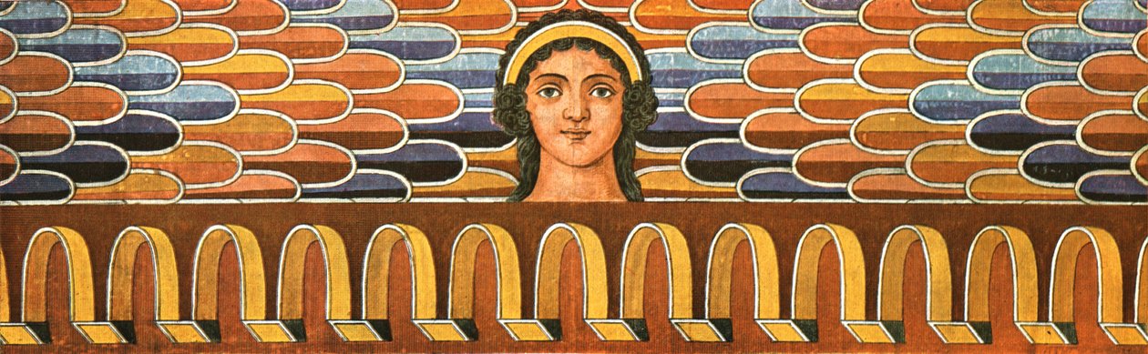 Friisi François Tomb Tomba François -haudasta Vulcissa, Italiassa, 1928. tekijältä Unbekannt