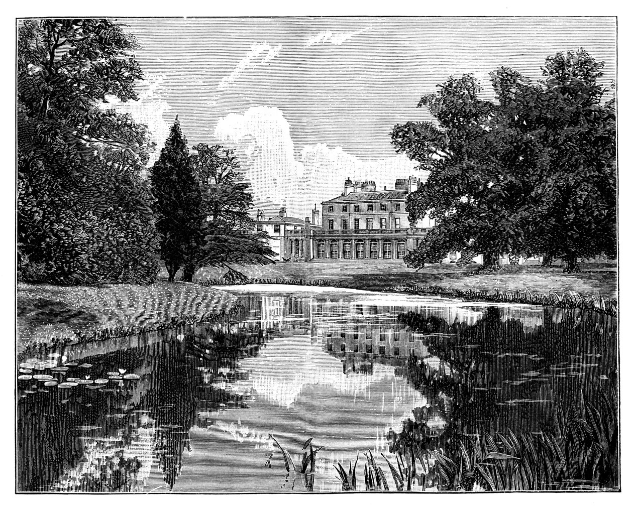 Frogmore House, lähellä Windsorin linnaa, Berkshiressä tekijältä Unbekannt