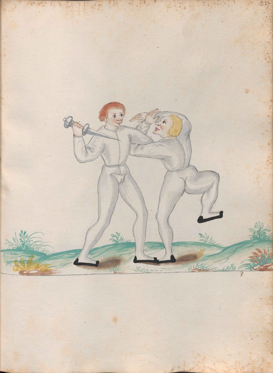 Schemata varia artis athleticae et gladiatoriae (Kaaviot eri yleisurheilu- ja gladiaattoritaidoista). tekijältä Unbekannt