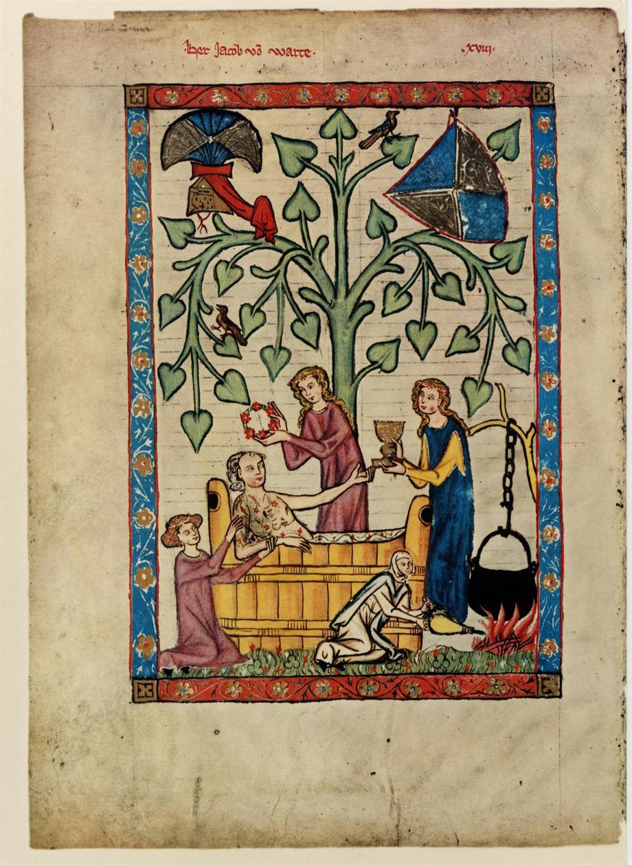 Codex Manessesta, vuosilta 1305-1340 tekijältä Unbekannt