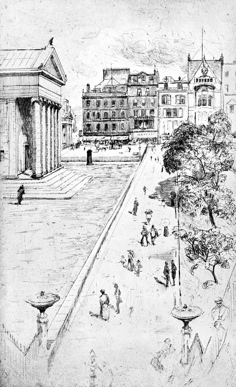 Moundin portaista, Edinburgh, 1900 tekijältä Unbekannt