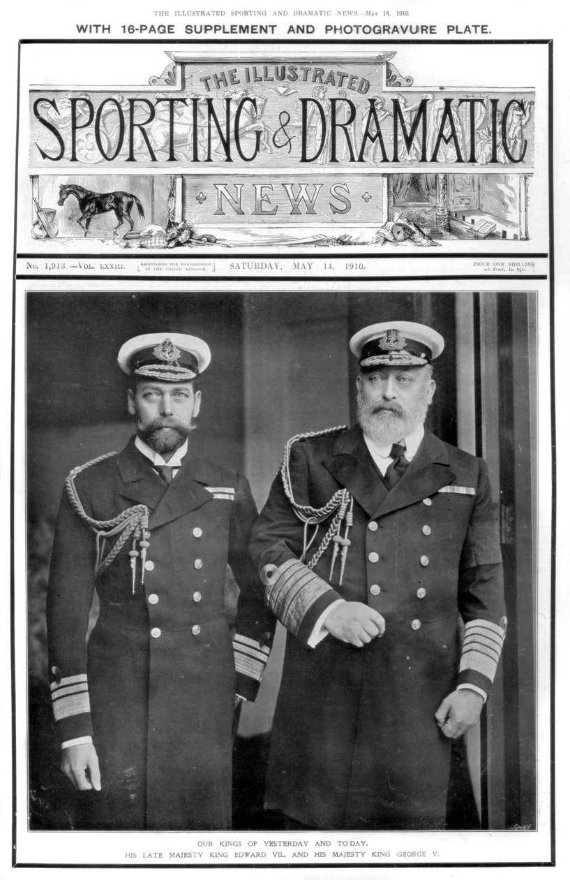 The Illustrated Sporting and Dramatic News -lehden etukansi, 14. toukokuuta 1910 tekijältä Unbekannt