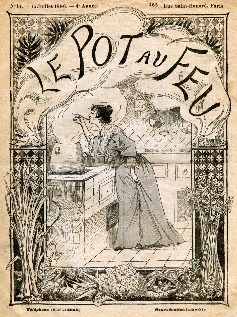 Le Pot au Feun etukansi, 15. heinäkuuta 1896 tekijältä Unbekannt