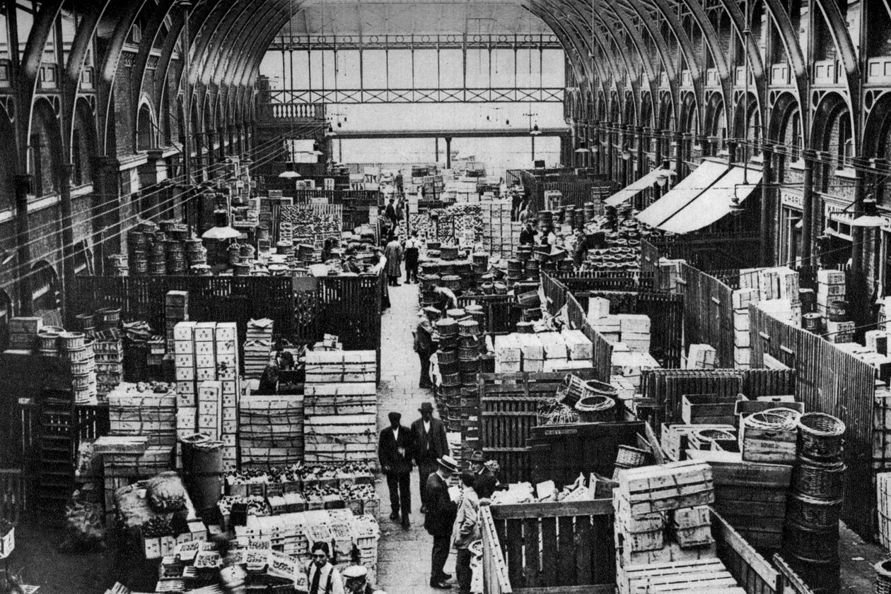 Hedelmäosasto, Covent Garden, Lontoo, 1926-1927 tekijältä Unbekannt