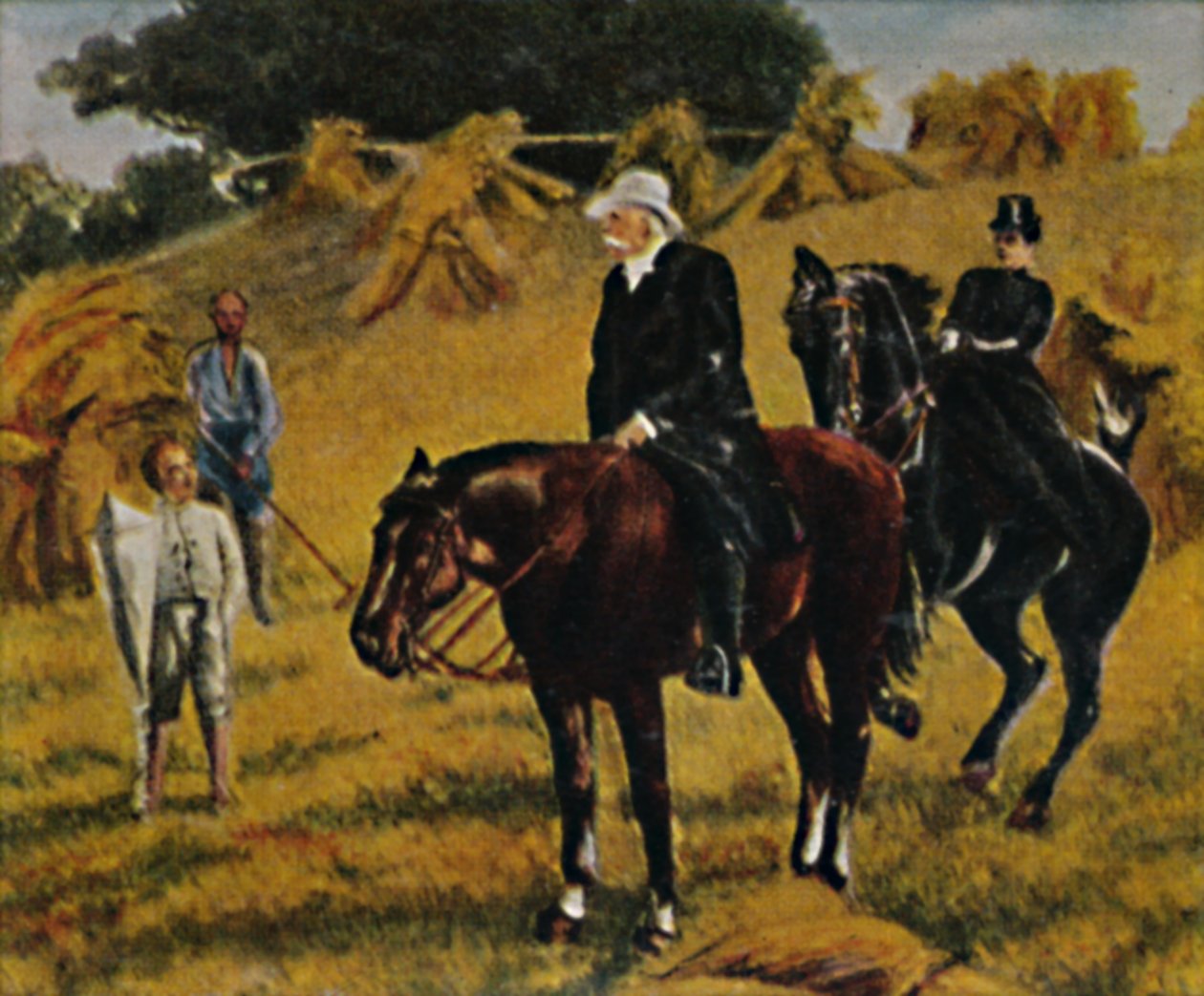 Prinssi Bismarck 1815-1898 orjana. - Marzin maalaus, 1934. tekijältä Unbekannt