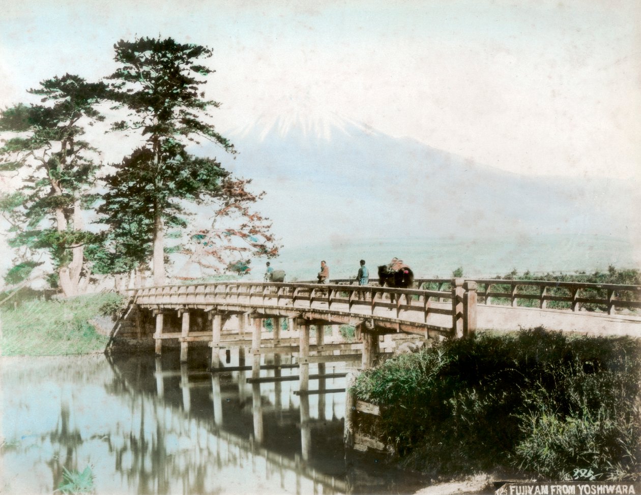 Fuji-vuori Yoshiwarasta, Japanista tekijältä Unbekannt