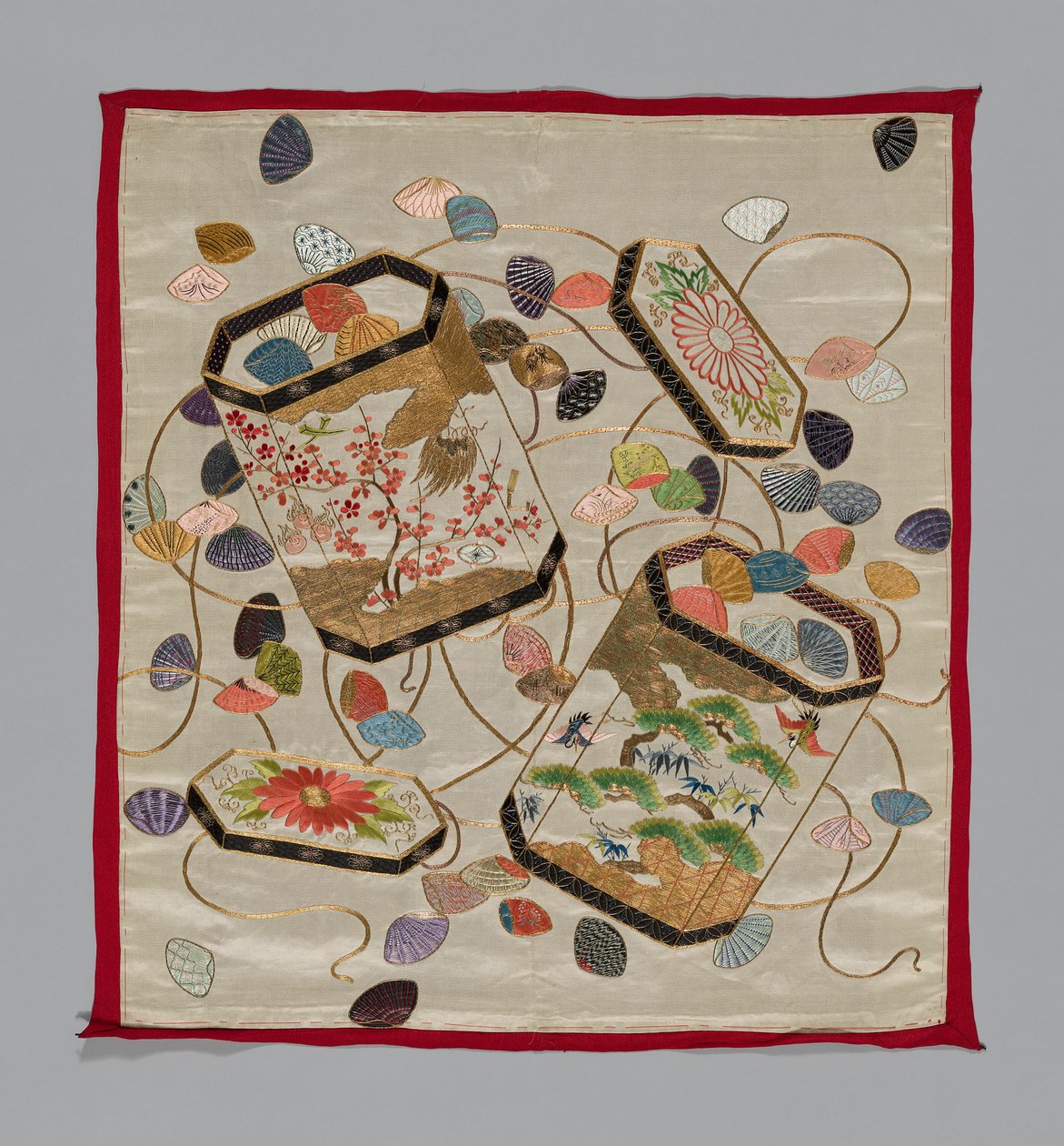 Fukusa-tekniikka ft pulveri ver, Japani, Edo Perio d 1615-1868, 17751800. tekijältä Unbekannt