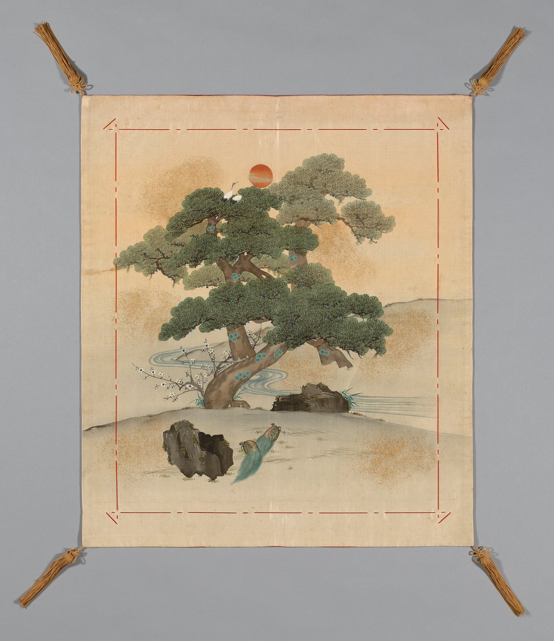 Fukusa-tekniikka ft pulveri ver, Japani, air rly Meiji period 1868-1912, 186883. tekijältä Unbekannt