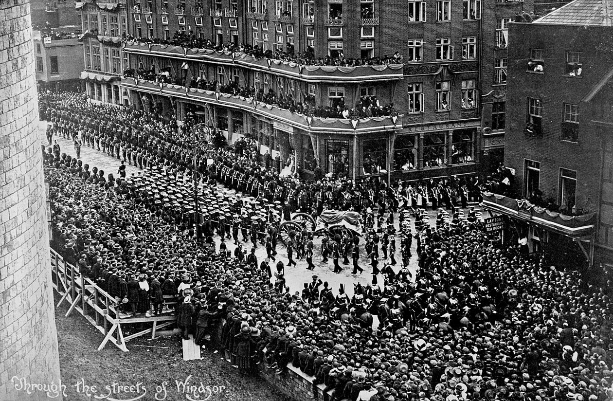 Kuningas Edward VII:n hautajaiset, Windsor, Berkshire, 1910 tekijältä Unbekannt