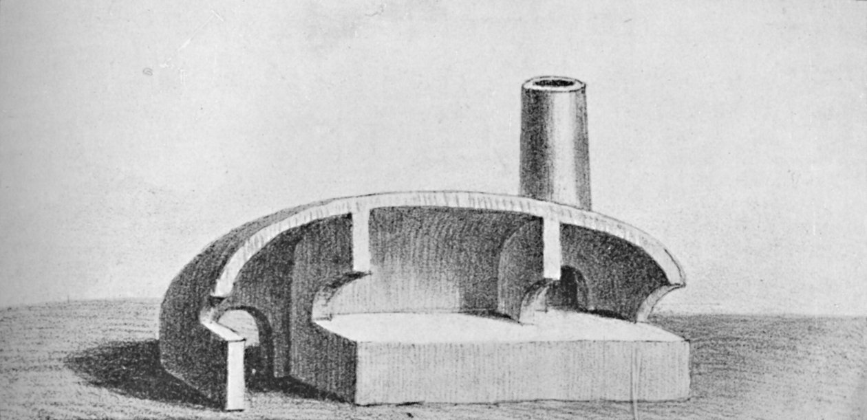 Kuparin hajussa käytetty uuni, c1826, 1911 tekijältä Unbekannt