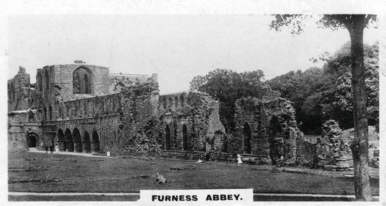Furness Abbey, Cumbria, 1920-luku tekijältä Unbekannt