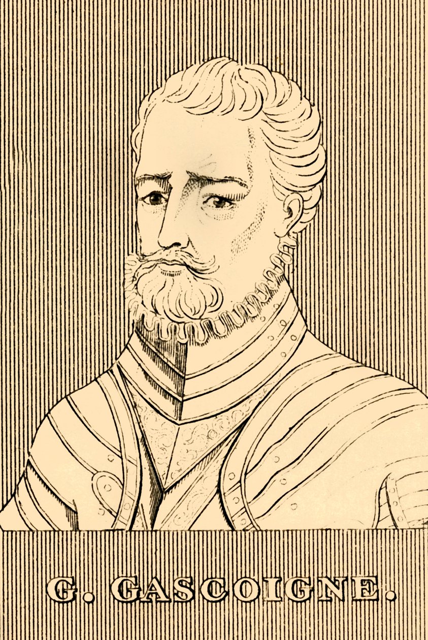 G. Gascoigne, c1535-1577, 1830. tekijältä Unbekannt
