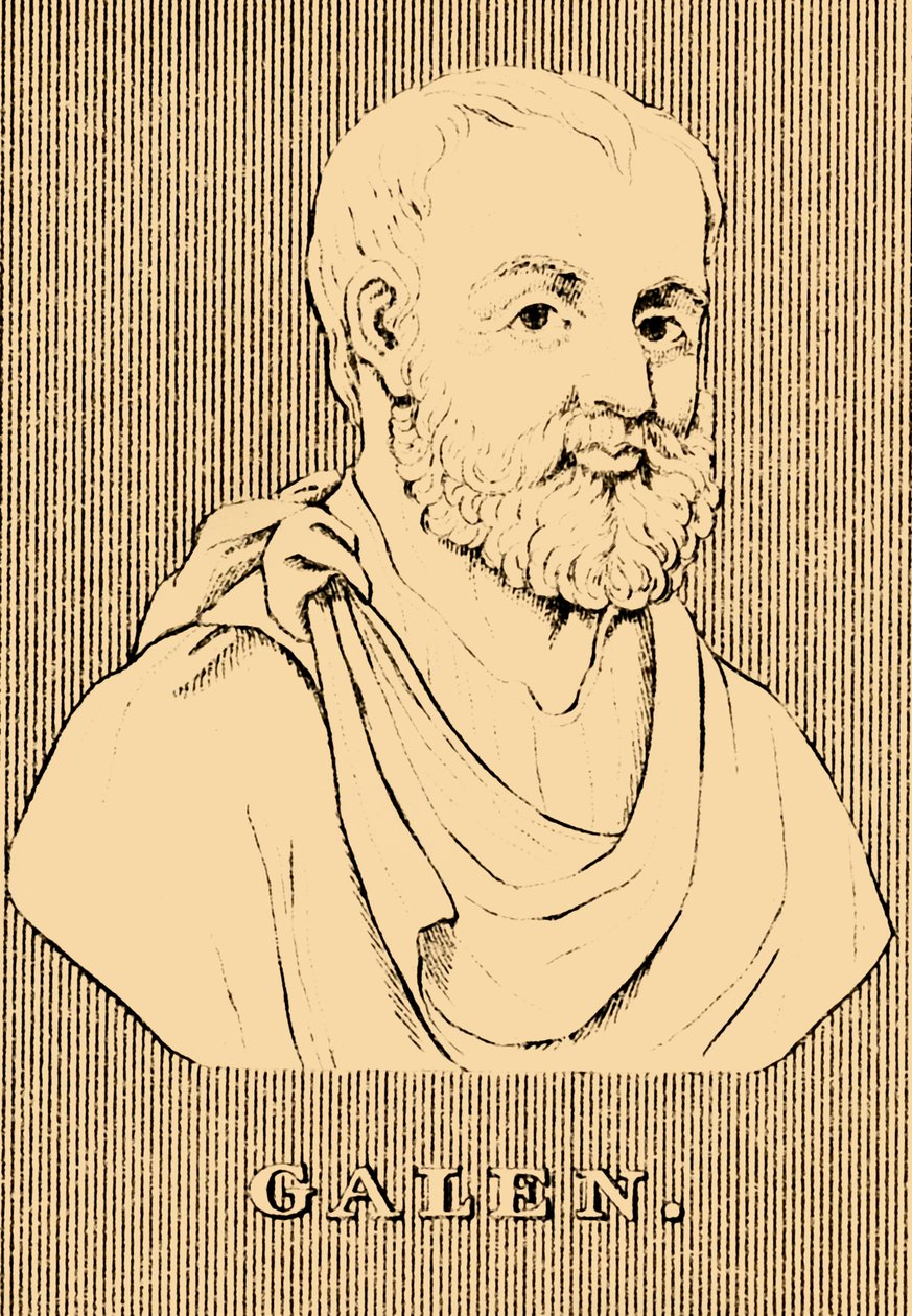 Galen, 129 AD-c216, 1830. tekijältä Unbekannt
