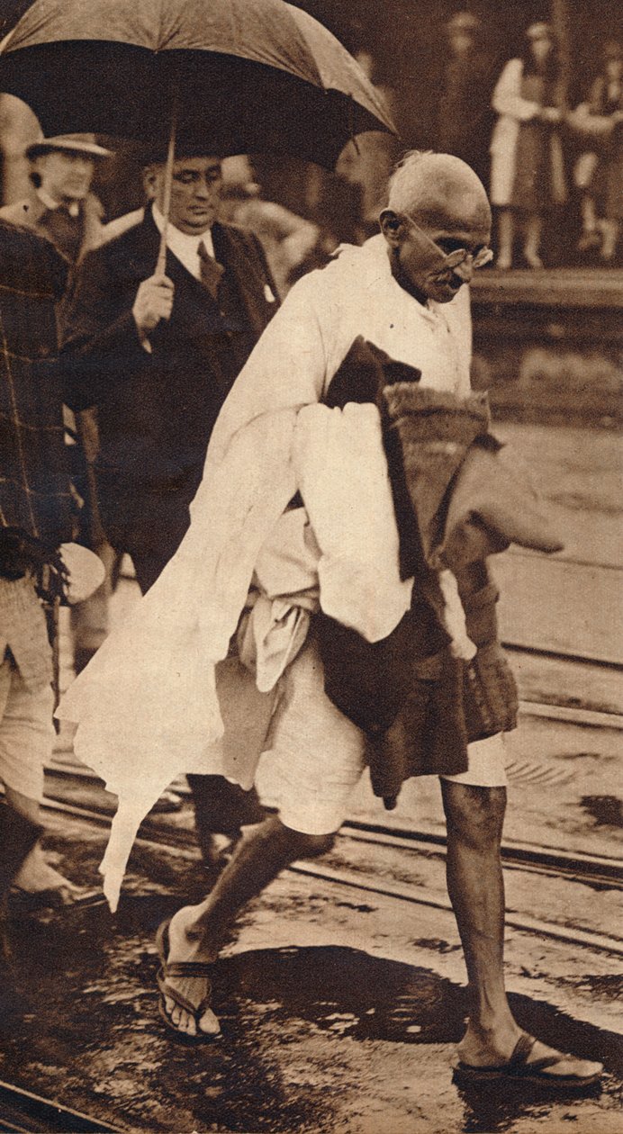 Gandhi Lontoossa, 1930, 1938 tekijältä Unbekannt
